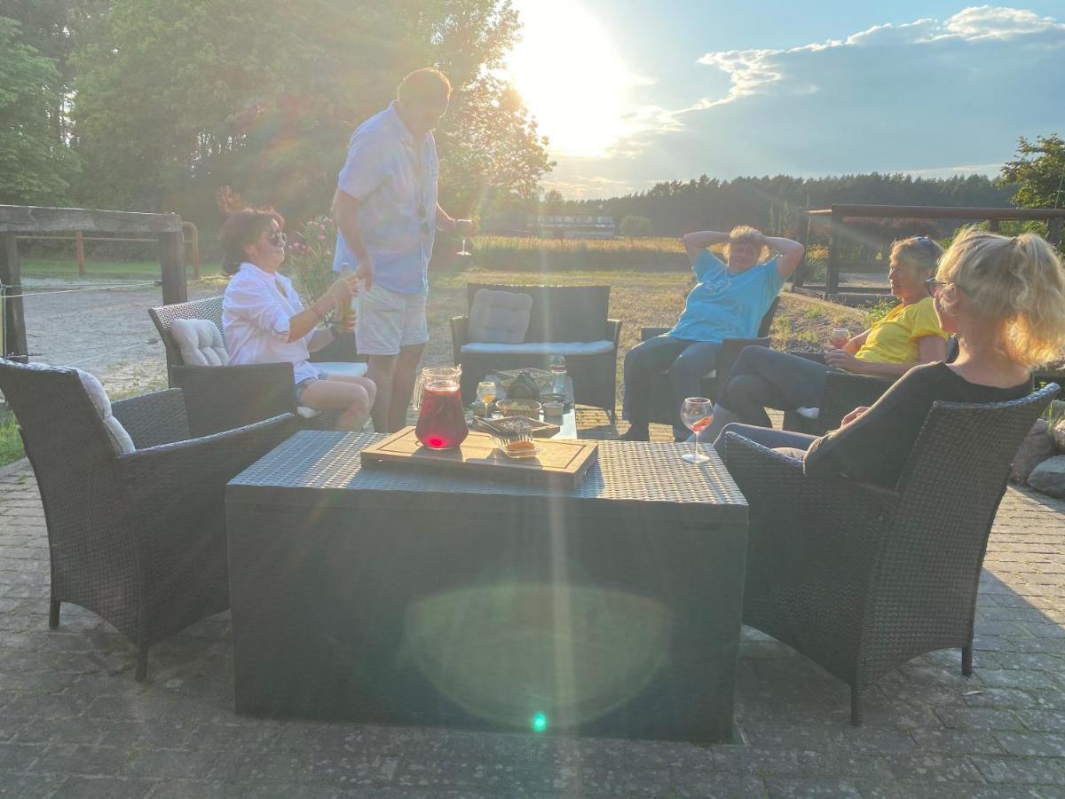 Ferienwohnung auf Pferdehof Dreetz Exterior foto